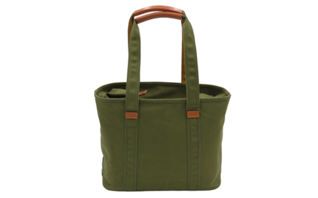 木綿屋五三郎伸長式トート (No.4992-53) 深緑 / 木和田 トートバッグ 軽量 490g 帆布 A4サイズ シンプル デザイン 通勤 通学 普段使い 高級 かばん カバン バッグ 鞄 手作り メンズ レディース 日本製