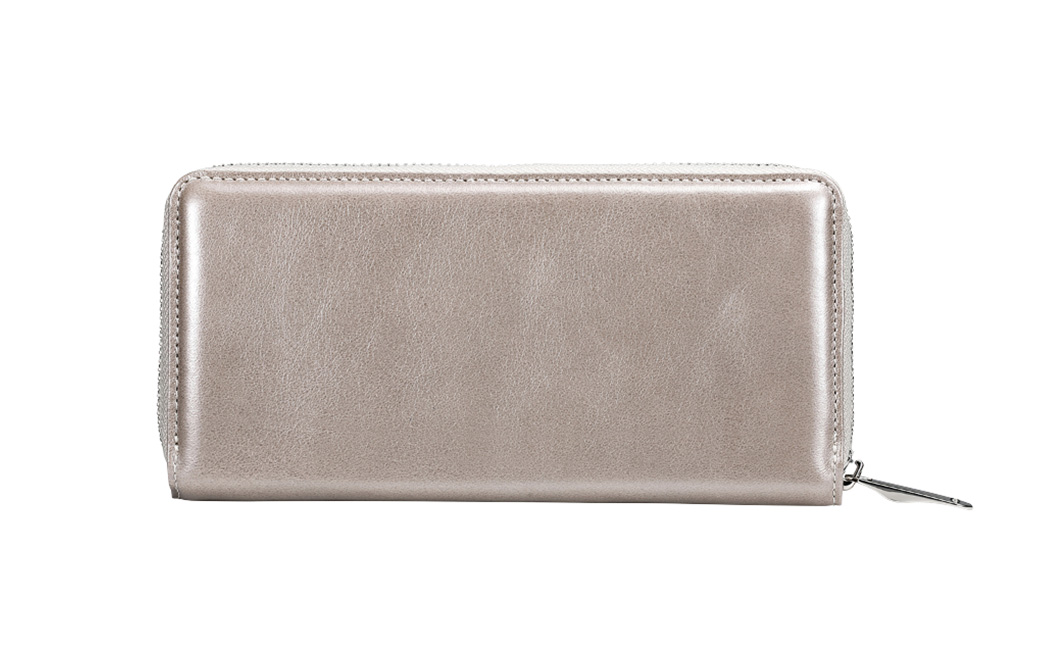 豊岡財布 anti-mode style Shimmer Chic RF Wallet AW900 / セレニティGY / ラウンドファスナーロングウォレット 長財布 牛革 シンプル 財布 サイフ さいふ アンチモード スタイル シマー シック 木和田正昭商店