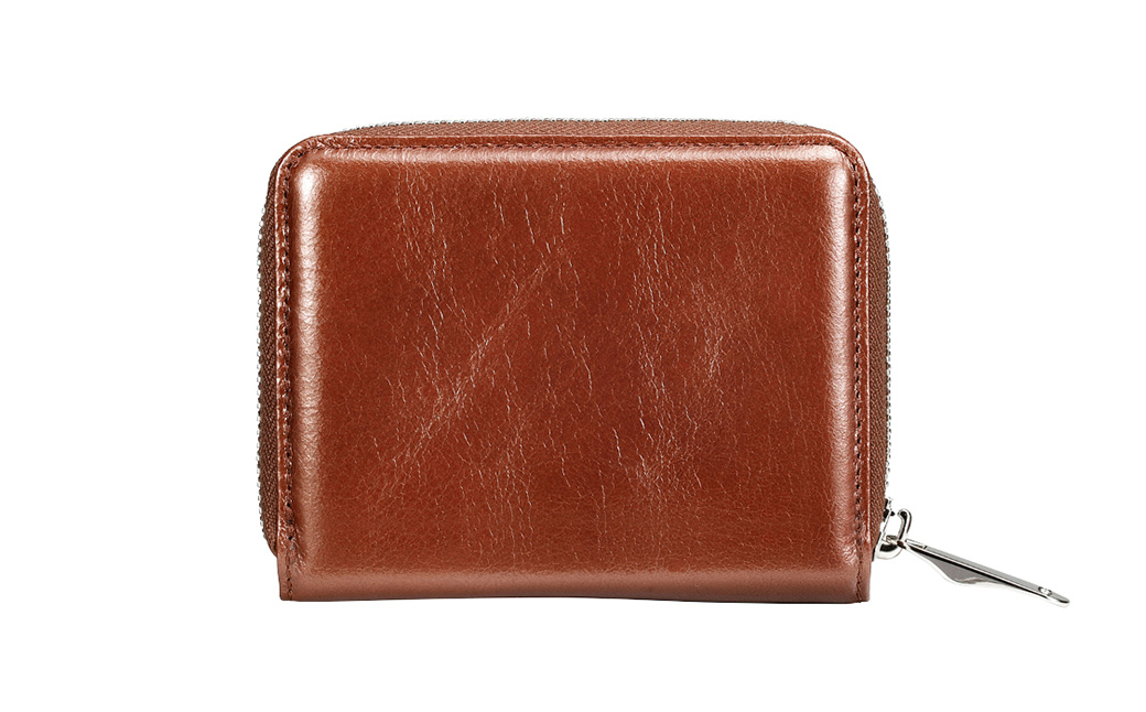 豊岡財布 anti-mode style Shimmer Chic Compact Wallet AW901 / テラコッタBR /  コンパクトウォレット 財布 二つ折り 牛革 シンプル サイフ さいふ アンチモード スタイル シマー シック 木和田正昭商店