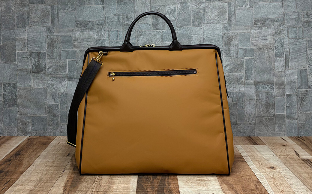 とにかく軽い！ダレスボストンS / キャメル / ボストンバッグ ダレスバック 約540g 大容量 合皮 お手入れ簡単 1泊程度 旅行 出張 ジム通い かばんこみせ さくら咲くら