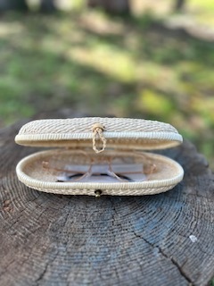 migiwa 柳で編んだメガネケースkinari / 伝統工芸品 行李編み メガネケース メガネ入れ 眼鏡 めがね 天然素材 高級 おしゃれ 和テイスト 大人 手作り ハンドメイド 日本製