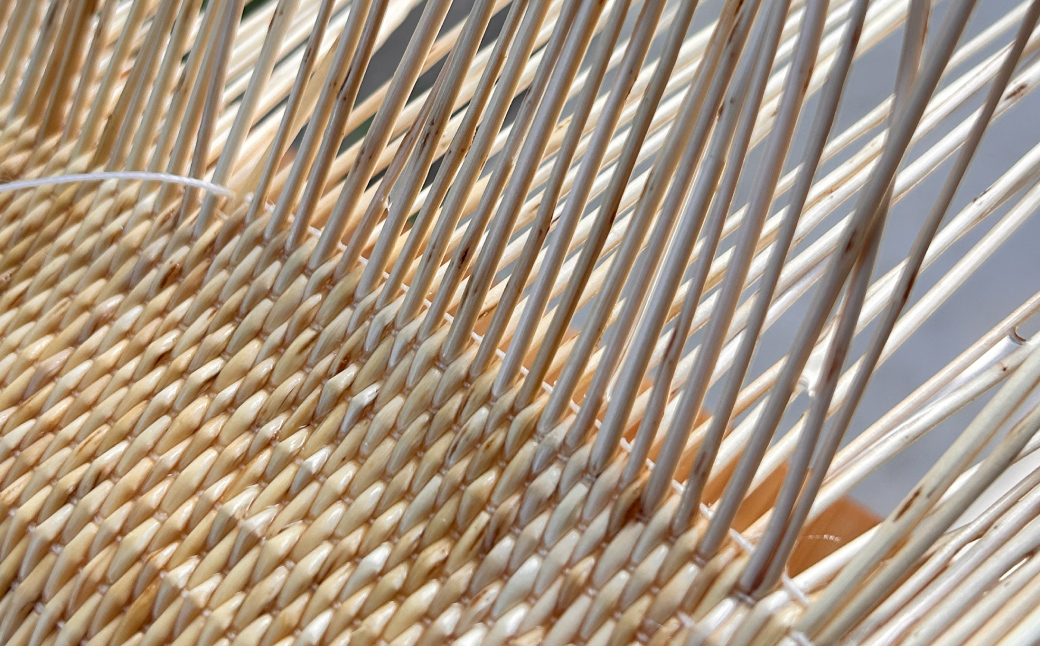 migiwa 飯行李～en～ / 伝統工芸品 行李編み 飯行李 楕円形 丸形 弁当箱 お弁当箱 ランチボックス 天然素材 高級 おしゃれ 和テイスト 行楽 登山 アウトドア ピクニック お出かけ 手作り ハンドメイド 日本製