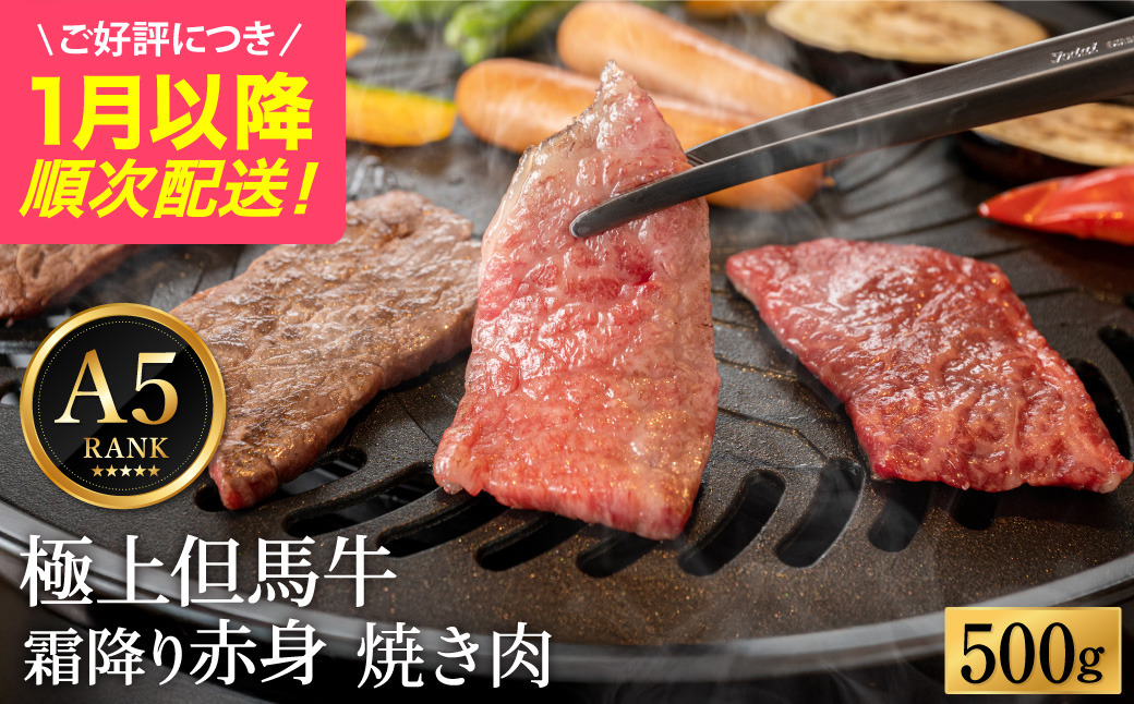 極上但馬牛 焼肉用 500g / 牛肉 焼肉 焼き肉 やきにく 黒毛和牛 赤身 霜降り 焼き肉用 黒毛和牛 国産牛 肉 国産 特産品 お祝い ギフト【但馬ビーフはまだ】【ご好評につき1月以降順次発送】