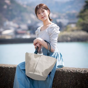 豊岡鞄　For The Blue Marche Tote M ベージュ