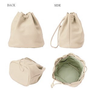 豊岡鞄　ドローストリングショルダー　CITG-021　ウォームベージュ