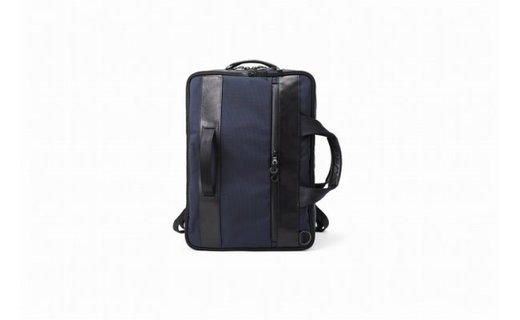 豊岡鞄　Urban Commuter 2x3WAY BRIEF PACK HA（ネイビー）