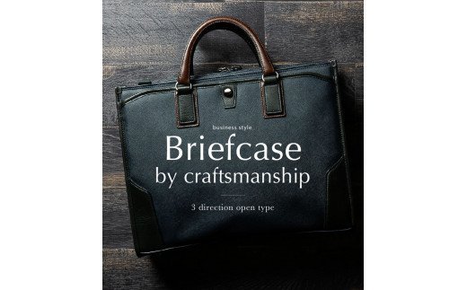 ビジネス 豊岡鞄 craftsmanship3方OP（ネイビー）