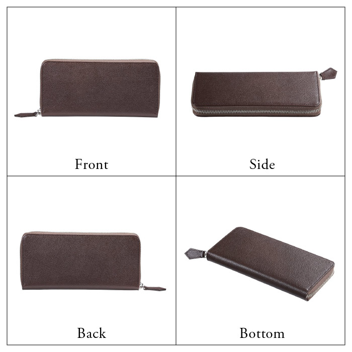 【豊岡財布】 craftsmanship　バレキRFウォレット（CW001）（チョコ）