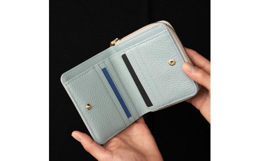 豊岡財布　TUTUMU ITA Z compact Wallet （SW201）グレー