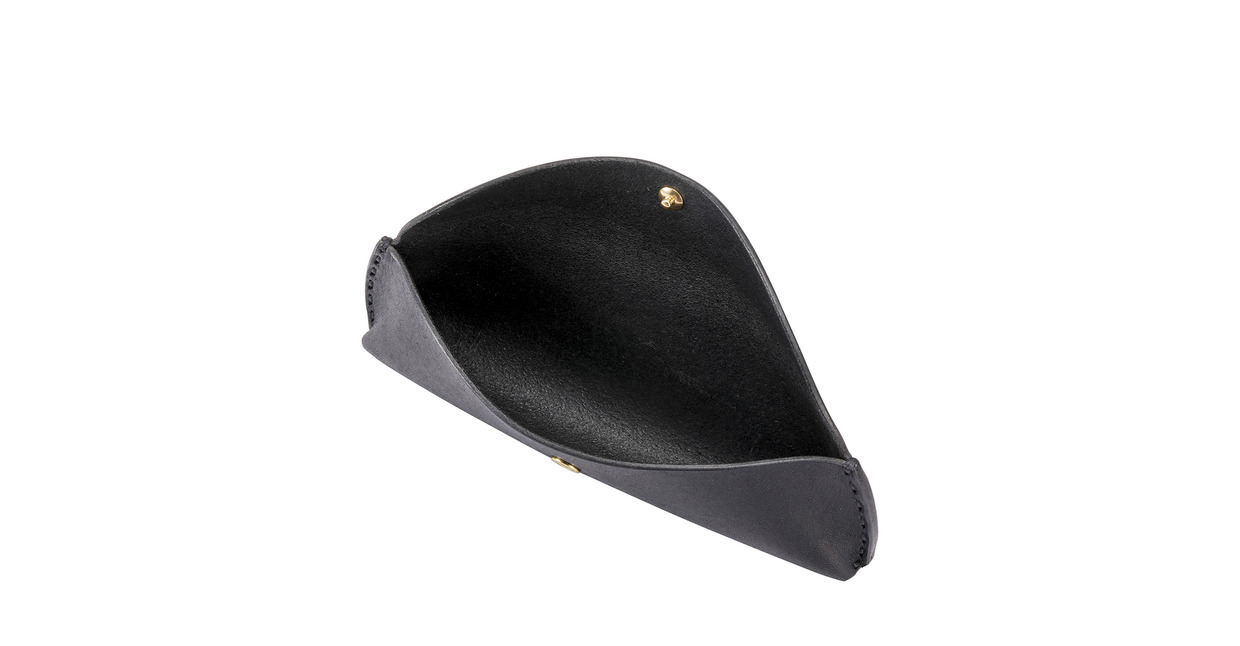 豊岡財布 haaki Leather ペンケース HLC502 ネロ / 筆記具入れ 革 革小物 プエブロレザー 手縫いのステッチ ハンドメイド シンプル デザイン 無地 KOMOREBI 木和田正昭商店