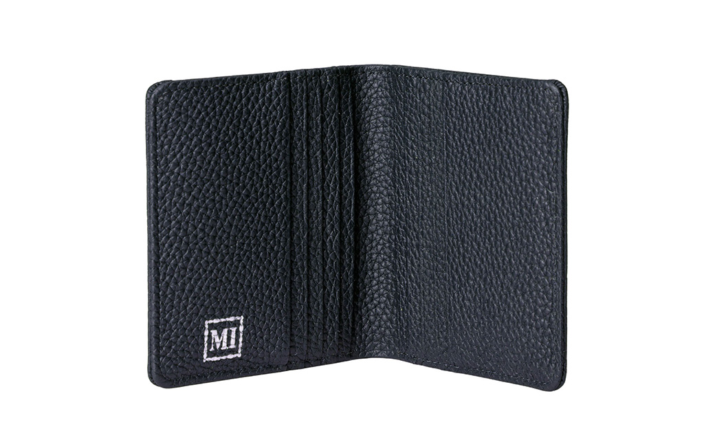 豊岡財布 2つ折りカード財布 ドイツ製本革使用 ネイビー WST01 / 財布 二つ折り ウォレット メンズ レディース 革 牛革 革小物 シンプル デザイン 無地 マスミ鞄嚢