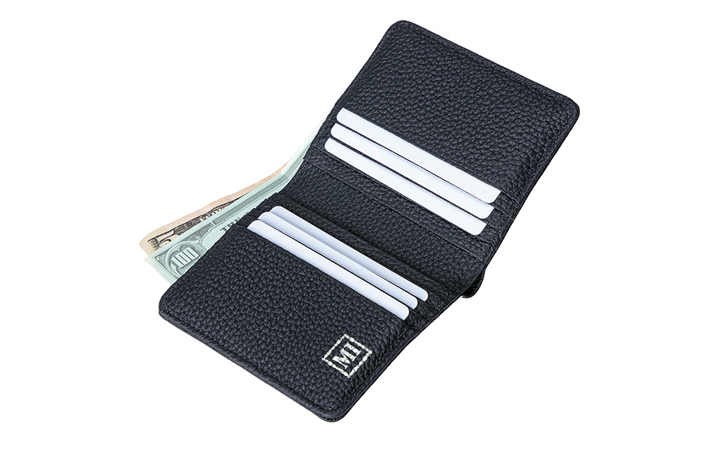 豊岡財布 2つ折りカード財布 ドイツ製本革使用 ネイビー WST01 / 財布 二つ折り ウォレット メンズ レディース 革 牛革 革小物 シンプル デザイン 無地 マスミ鞄嚢