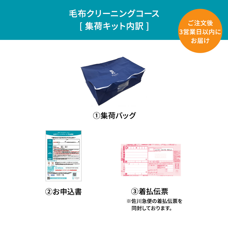 宅配クリーニングのリナビス 毛布クリーニング クーポン 毛布 1枚分 / クリーニング 保管 宅配 最大12か月無料保管 丸洗い 水洗い ふわふわ ふんわり 肌触りアップ ダニ駆除 ベッドパッド タオルケット リナビス