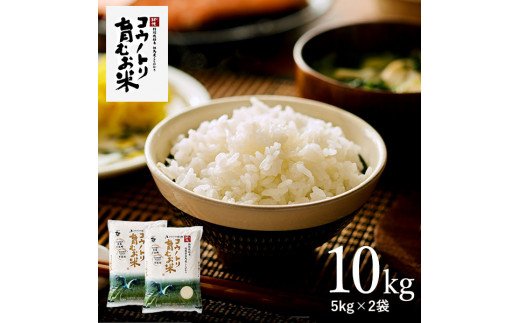 コウノトリ育むお米無農薬【5kg×2袋】（94-002）