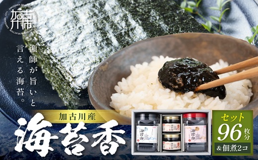 大濵海苔店 加古川産海苔香佃煮Ｄセット《 海苔 のり セット 焼のり 味のり 佃煮 トロトロ食感 ギフト 詰め合わせ 》【2501D16502】