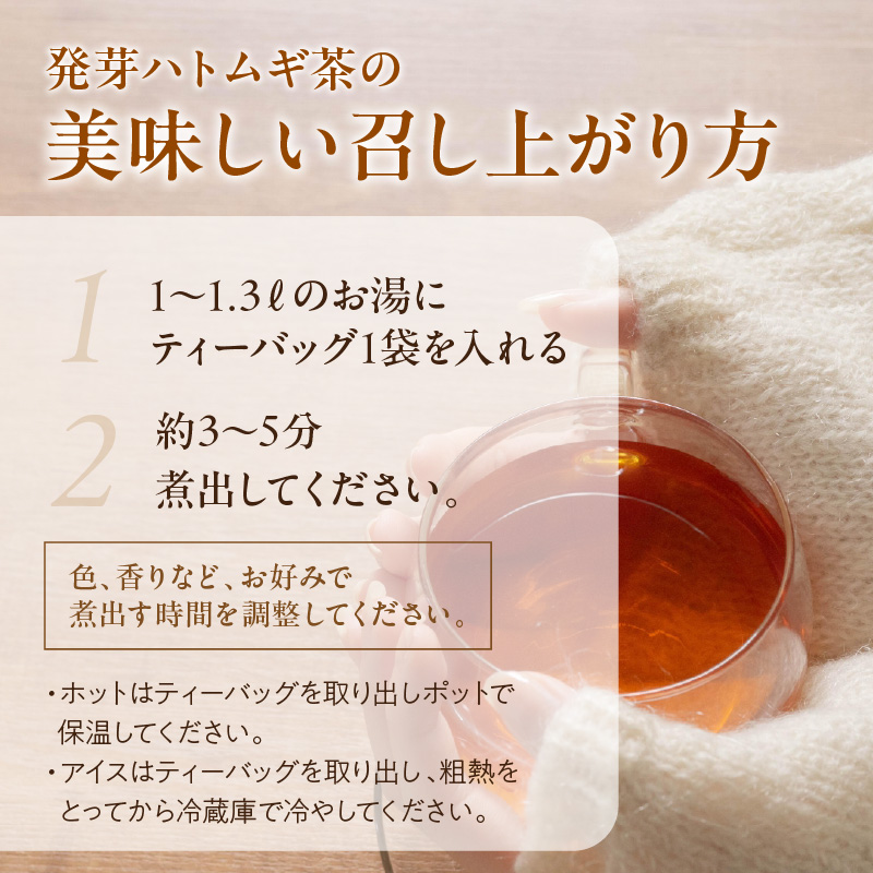 発芽はとむぎ茶 業務用3袋セット《 ハトムギ茶 国産 はと麦茶 お茶 セット 国産茶葉 ノンカフェイン 》【2401G15102】