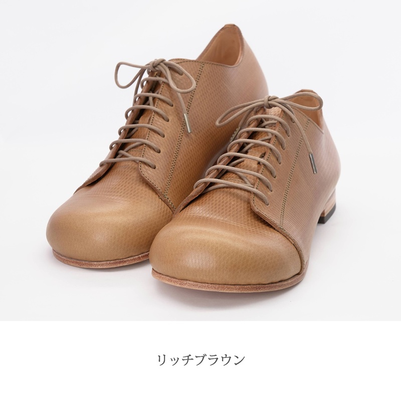 【リッチブラウン】Classic Sneakers DECO レザーソールタイプ＜ハーフソールラバー加工あり＞《 日本製 DECO 革靴 皮 ファッション レザー 靴 シューズ 》【2522N08005_02】