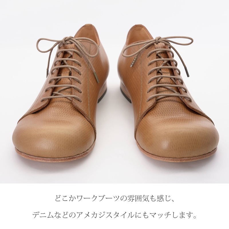 【リッチブラウン】Classic Sneakers DECO レザーソールタイプ＜ハーフソールラバー加工あり＞《 日本製 DECO 革靴 皮 ファッション レザー 靴 シューズ 》【2522N08005_02】