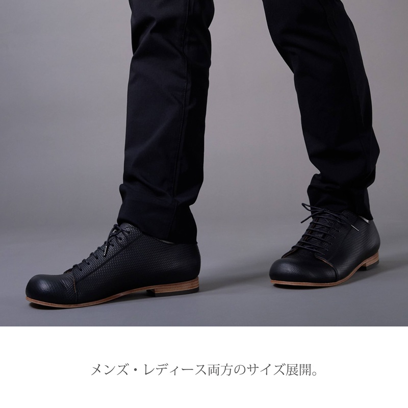 【フレッシュブラック】Classic Sneakers DECO レザーソールタイプ＜ハーフソールラバー加工あり＞《 日本製 DECO 革靴 皮 ファッション レザー 靴 シューズ 》【2522N08005_01】