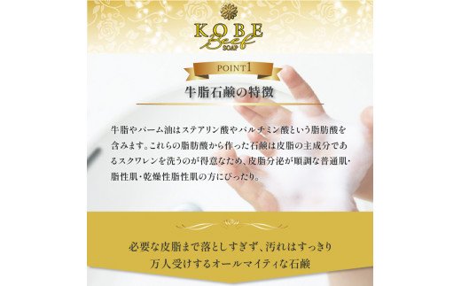 神戸ビーフ化粧ソープ「霜降りの奇跡・プチ」【2401P07308】