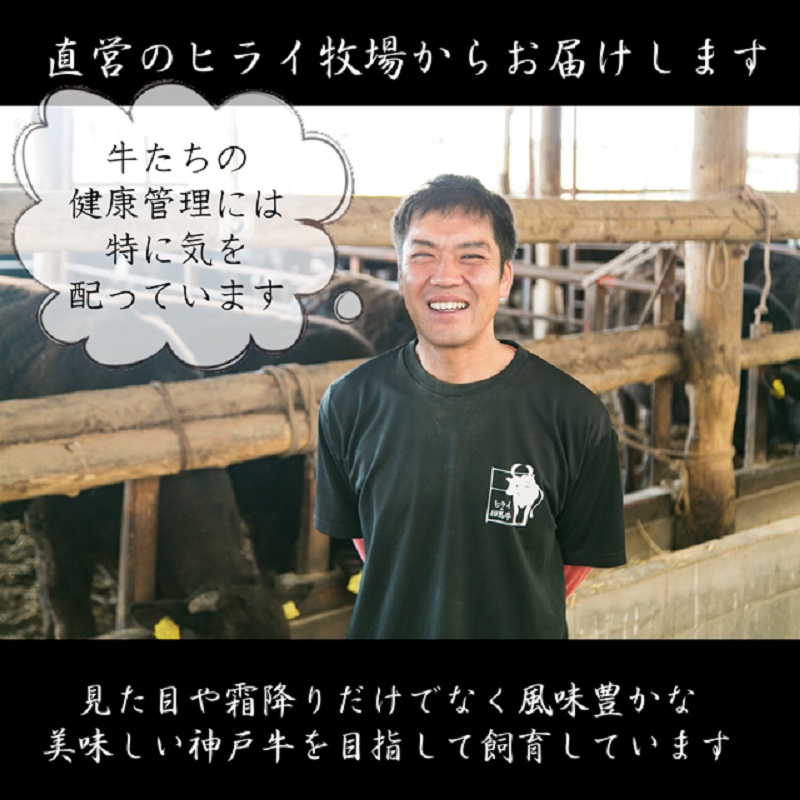 神戸牛肩ロースすき焼き肉・しゃぶしゃぶ肉(500g)《 神戸牛 自社牧場直送 国産 肉のヒライ 肩ロース すき焼き しゃぶしゃぶ プレゼント ギフト 送料無料 おすすめ 》【2403A00114】