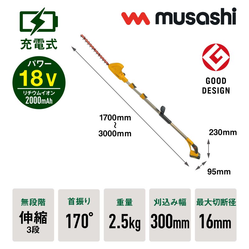 musashi PL-5001 å
é»åŒ ããŒã«ããªã«ã³18V ã è± ã¬ãŒãã³ DIY ã ãµã· ã¬ãŒããã³ã° èåãæ© ã¬ãŒãã³ããªã㌠åªå®ããªã«ã³ é»å å
é»åŒ ãã2406O10823ã