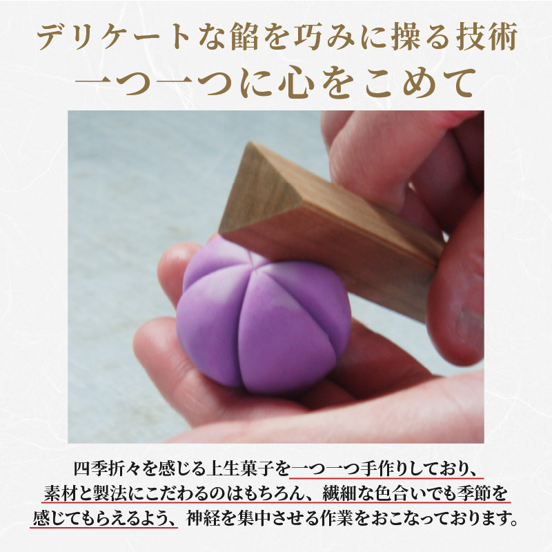 ふるさと納税限定 創作上生菓子「花木暦」【2402H01704】《 上生菓子 美味しい お菓子 手作り 国産 スイーツ 詰め合わせ プレゼント お取り寄せ 贈答 ギフト 送料無料 美味しい おすすめ 》