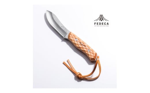 【FEDECA】 ブッシュクラフトナイフ 名栗ホワイト 001099