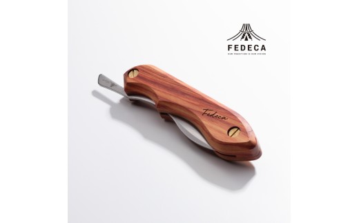 【FEDECA】 折畳式料理ナイフ チューリップウッド 001212