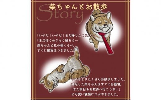 おはなし靴下 ギフトボックス 柴犬 レディース ピンク