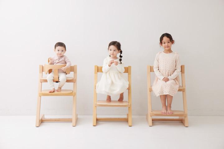 HOPPL（ホップル）チョイスベビー 専用クッション付き（チョイスベビー：ウォールナット クッション：ネイビー）