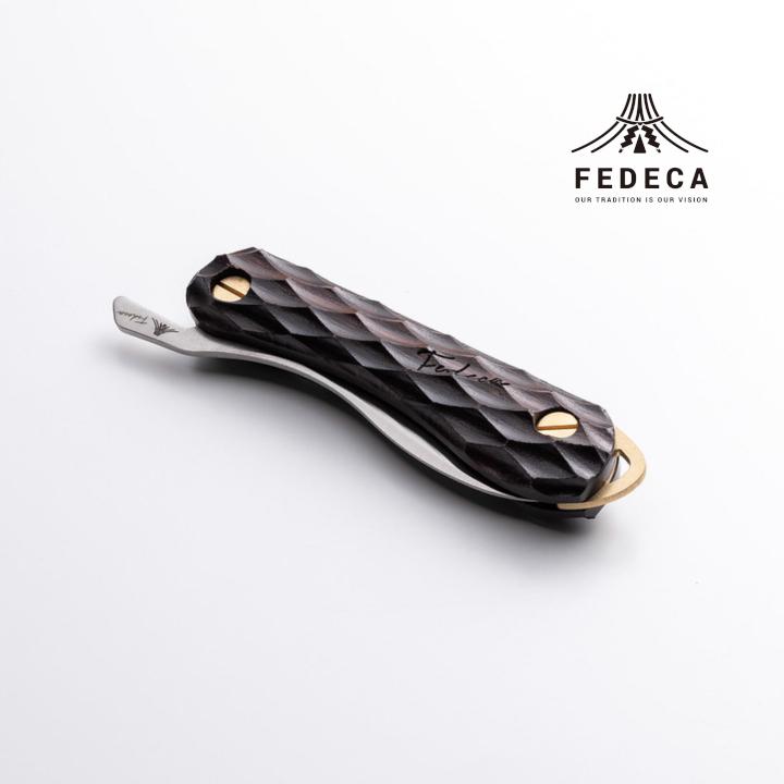 【FEDECA】折畳式料理ナイフ Solo 名栗黒檀 001235
