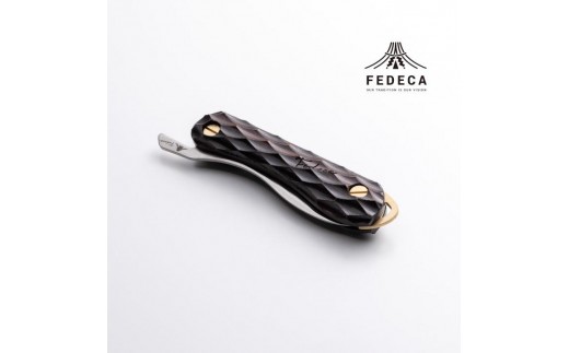 【FEDECA】折畳式料理ナイフ Solo 名栗黒檀 001235