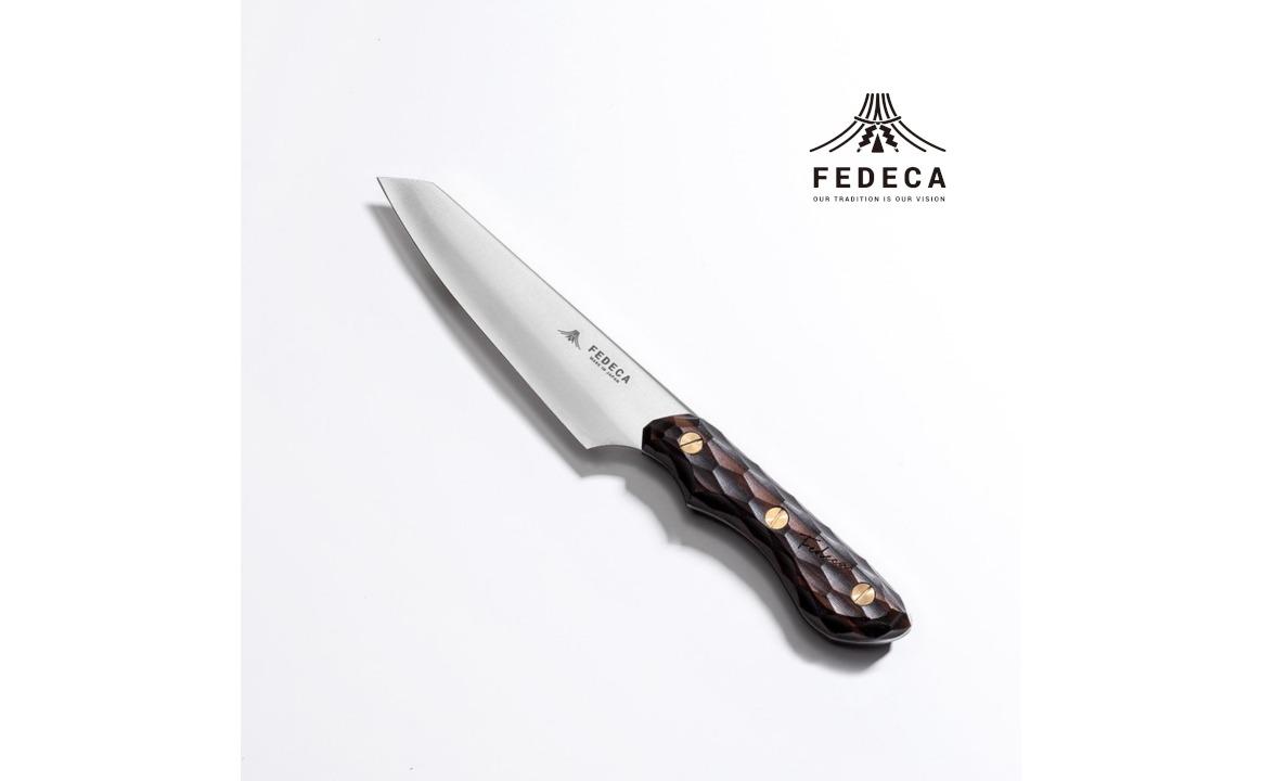 【FEDECA】三徳包丁 小 名栗黒檀 001241