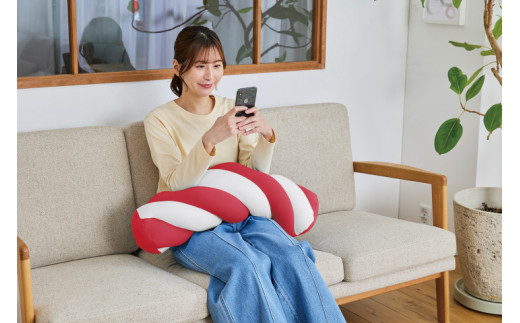 MOGU ツイストマシュマロ〈ロング〉 レモン