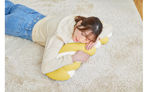 MOGU ツイストマシュマロ〈ロング〉 レモン