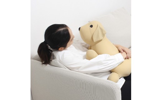 MOGU おすわりラブラ ライトベージュ