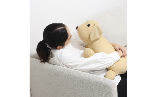 MOGU おすわりラブラ ライトベージュ