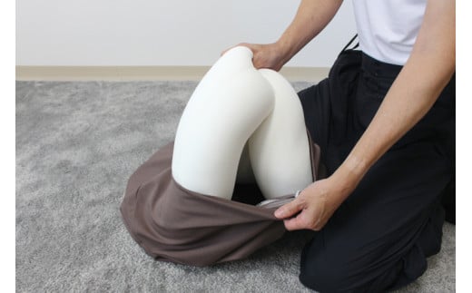 MOGU 雲にのるペットソファ〈ラウンド〉RE（レッド）