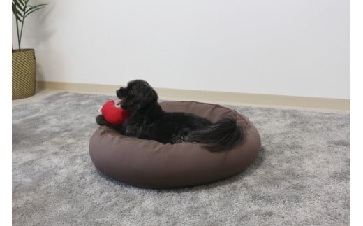 MOGU 雲にのるペットソファ〈ラウンド〉RE（レッド）