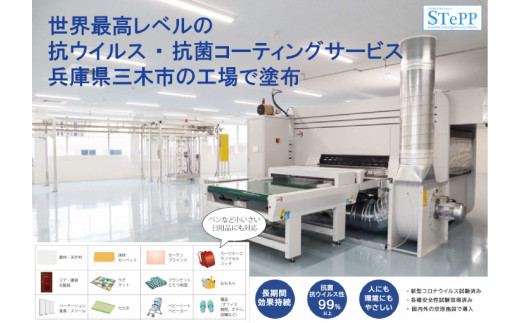 メディカルナノコート3万円分（生活用品、家具、建材などへの抗菌コーティング）