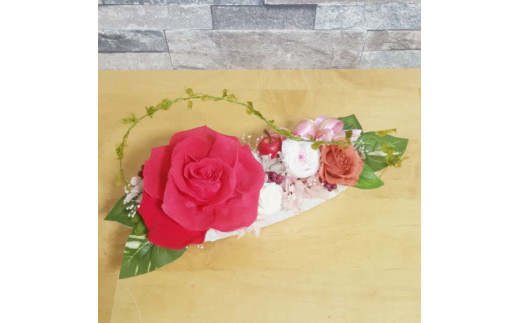 大きなバラのナチュレ レッド