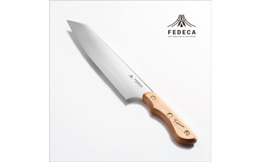 【FEDECA】三徳包丁 大 プレーンホワイト 001069