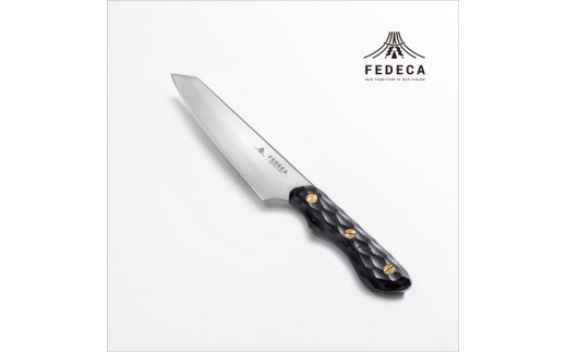 【FEDECA】三徳包丁 小 名栗ブラック 000989