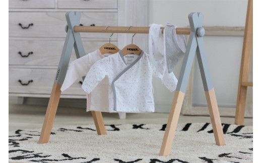 HOPPL（ホップル） amimals ベビージムセット ホワイト／マスコット