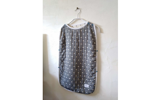 ハンドメイドの国産６重織ガーゼのスリーパー