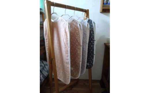 ハンドメイドの国産６重織ガーゼのスリーパー