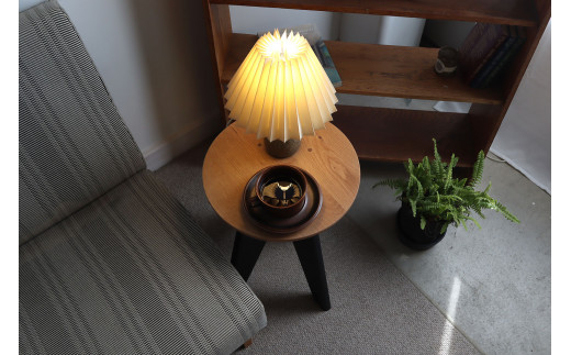 F.B.Fスツール/サイドテーブル オーク×BLACK