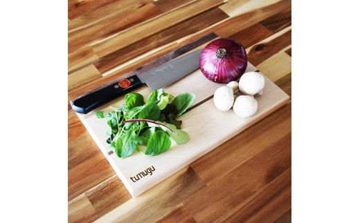 暮らしに愉しいをつむぐ tumuguカッティングボード 白橡