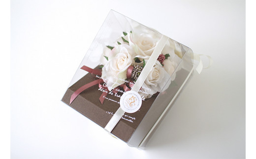 フラワーアレンジメントブーケ パンナコッタ